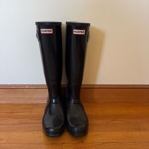 Hunter Black Women's Winter & Rain Boots